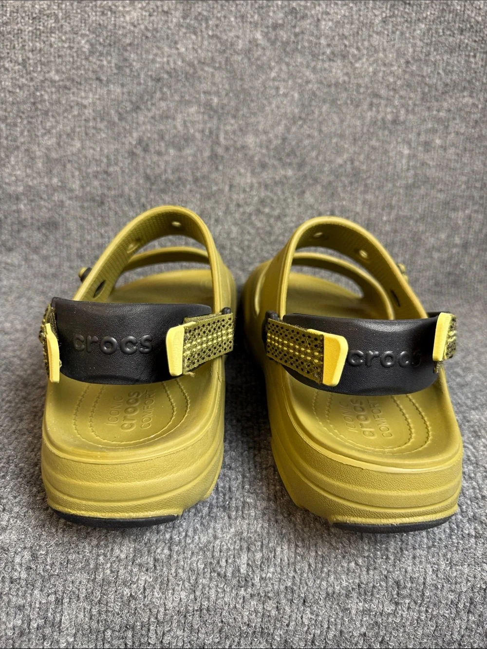 CROCS All Terrain Olive/Aloe Sandals Men’s 10, Women’s 12